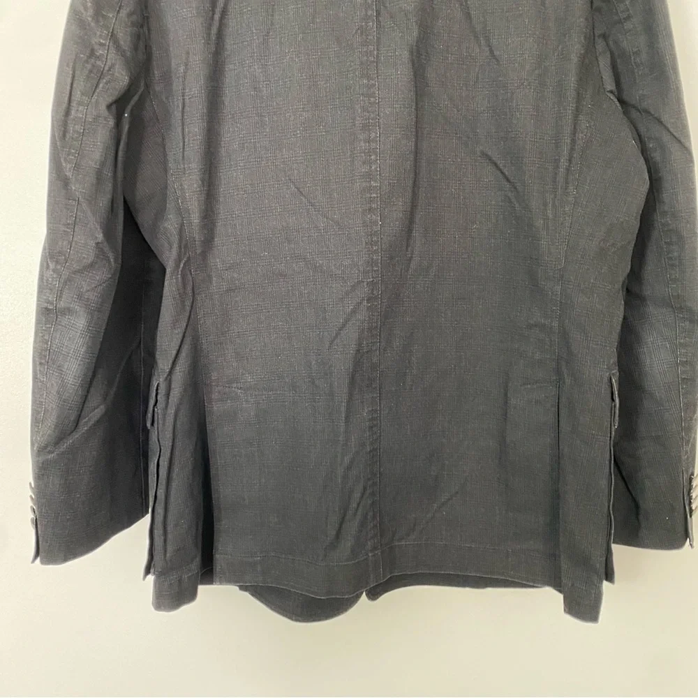 Kroon Gray 2 Button Sport Coat Blazer Jacket Mens Size 45R